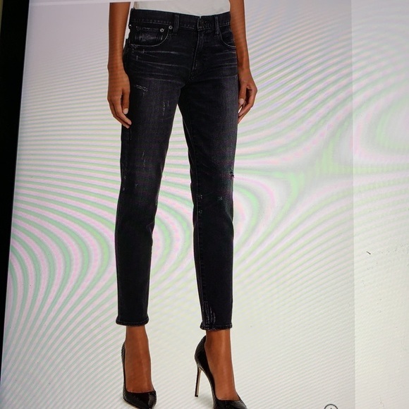 Moussy Vintage Velma Distressed Skinny Jeans 28 - Picture 2 of 15